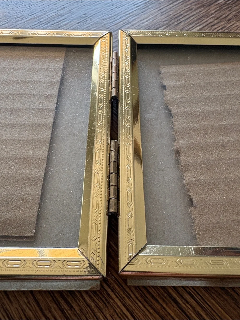 Vintage Gold and Cream Decorative Picture Frame Set
